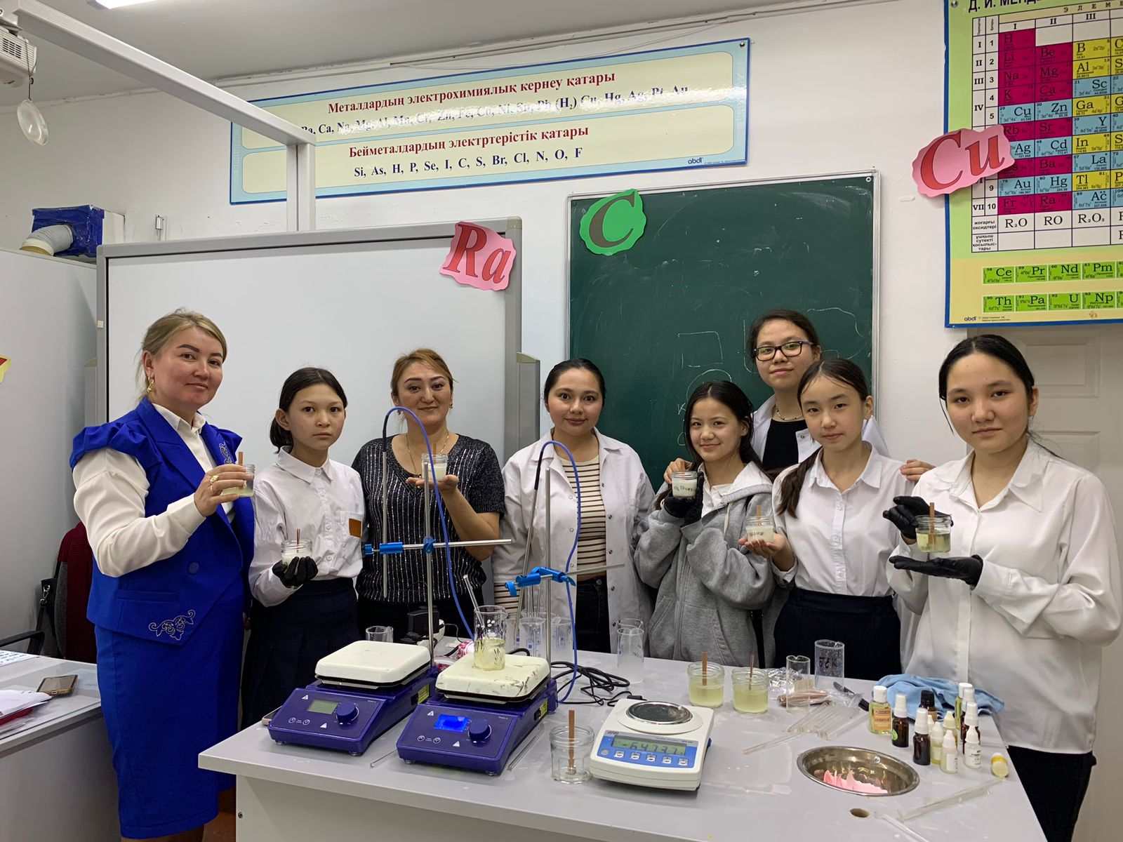 Increasing the capacity of school students to perform laboratory work in chemistry